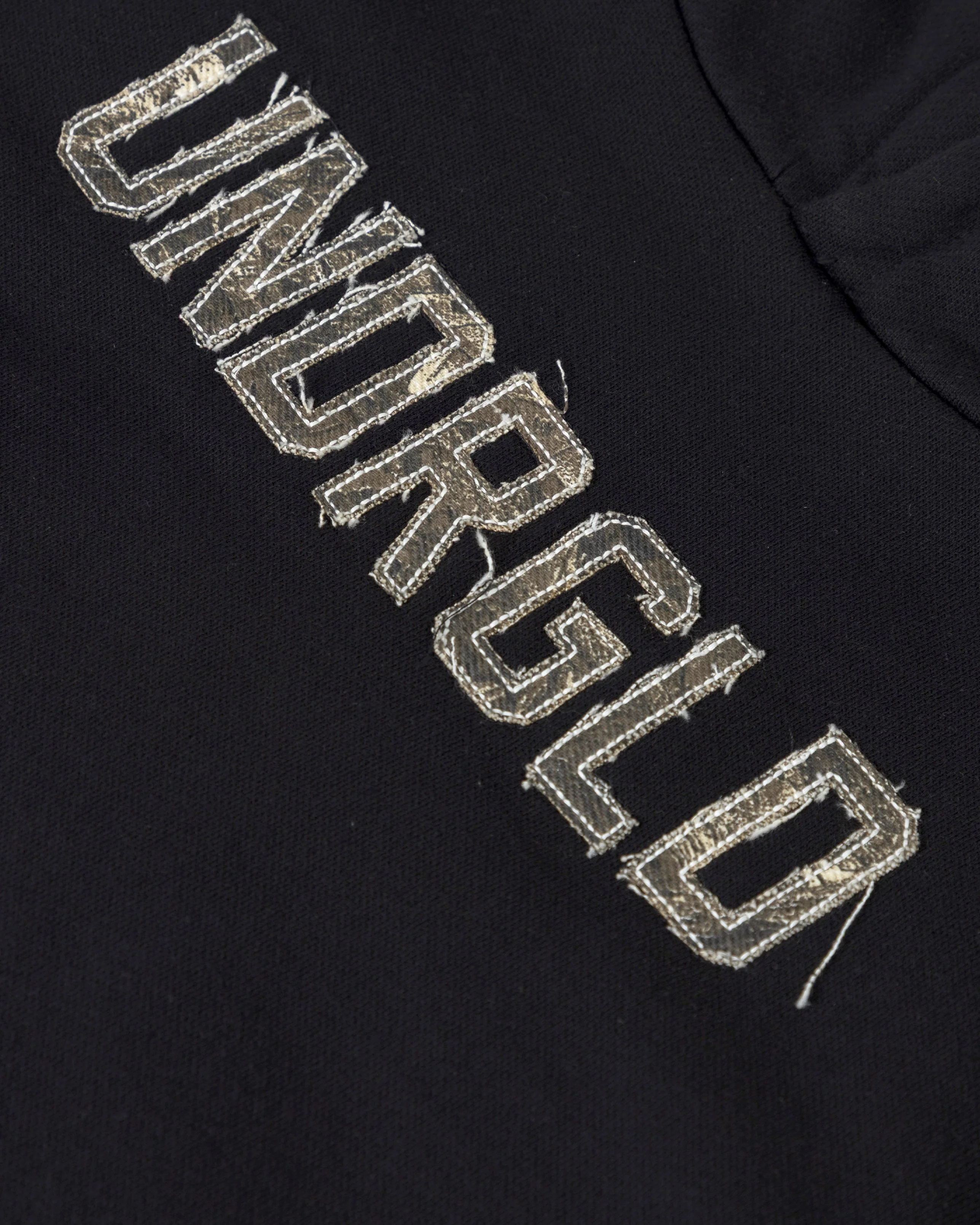 W Echoes Cammo UNDRGLD Slim Fit Hoodie Black - Image 4