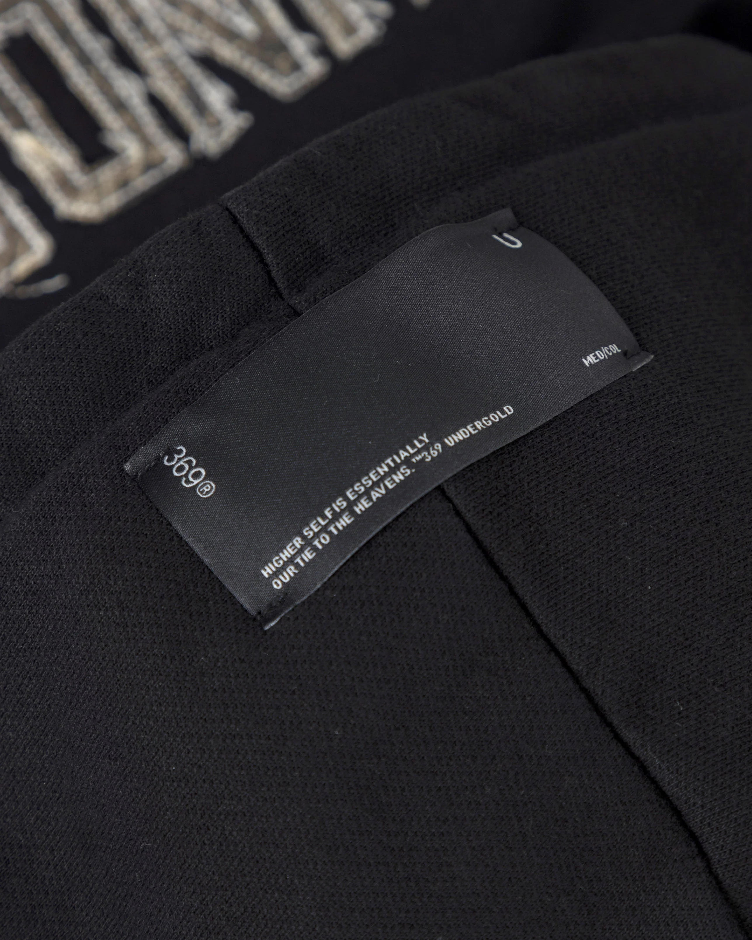 W Echoes Cammo UNDRGLD Slim Fit Hoodie Black - Image 5