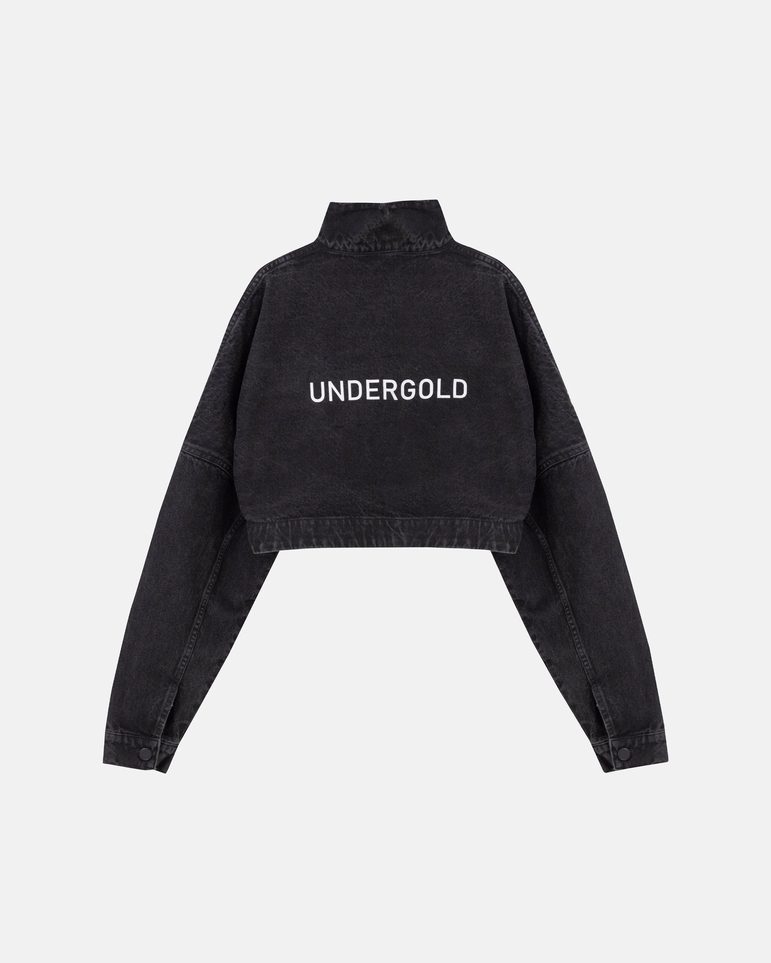 W Golden Heritage High Neck Jacket Black - Image 3
