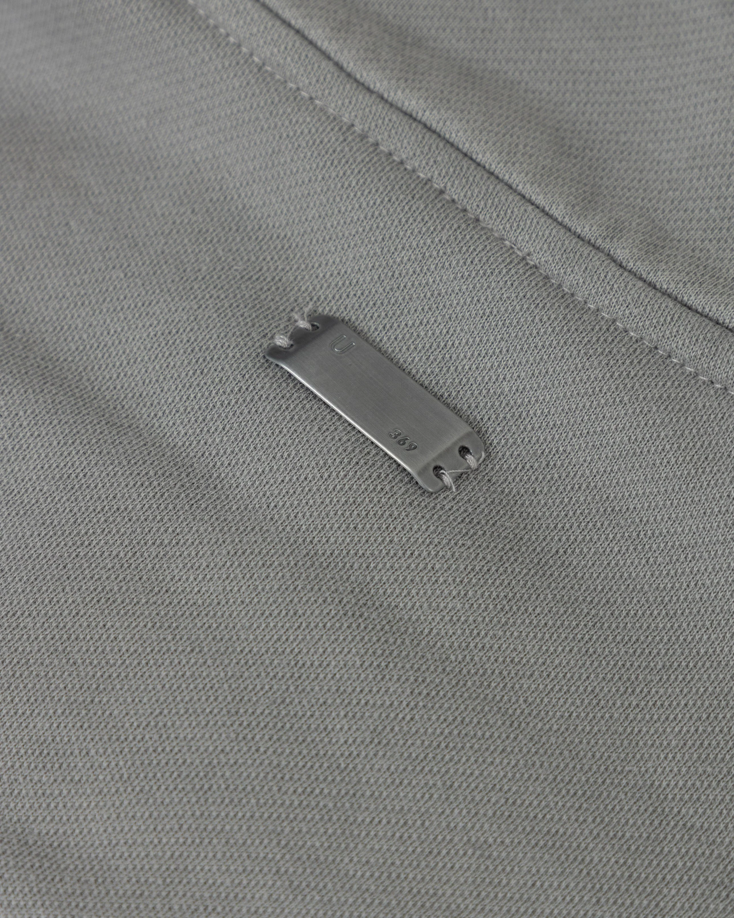 W Holy State UNDRGLD Turtle Neck Boxy Fit Hoodie Faded Gray - Image 6