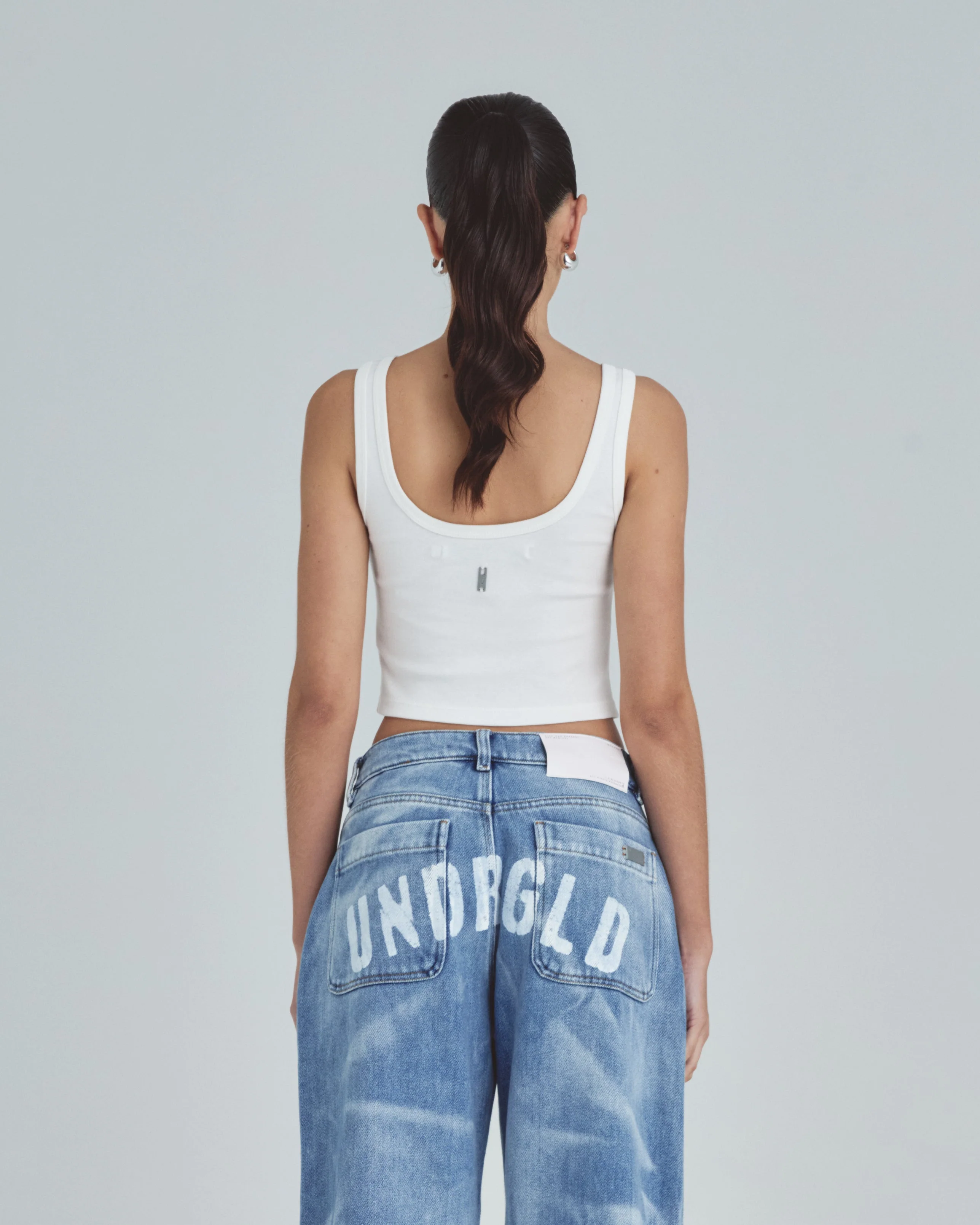 W Line Basic Tank Top White - Image 7