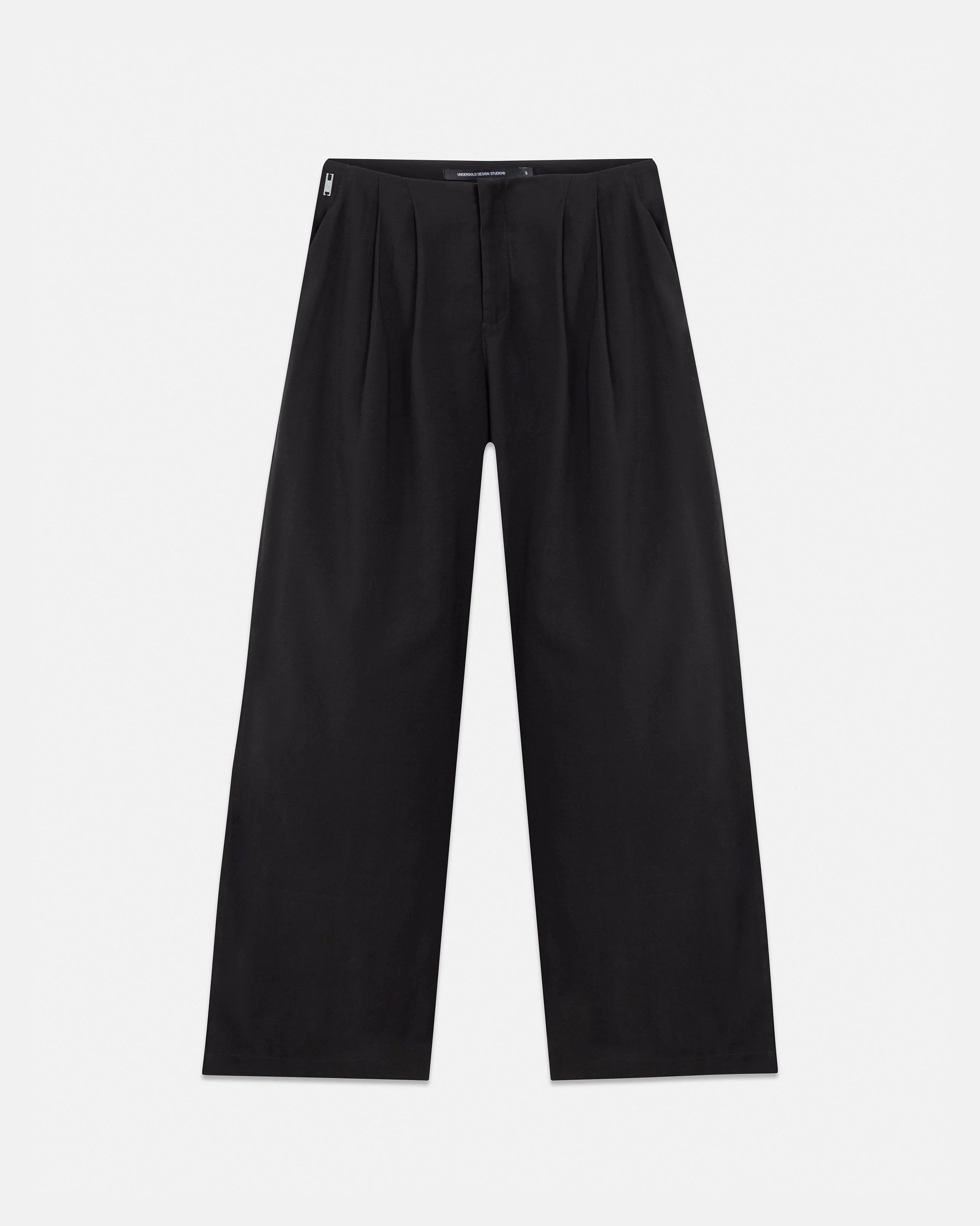 W Line Basic Wide Trousers Black