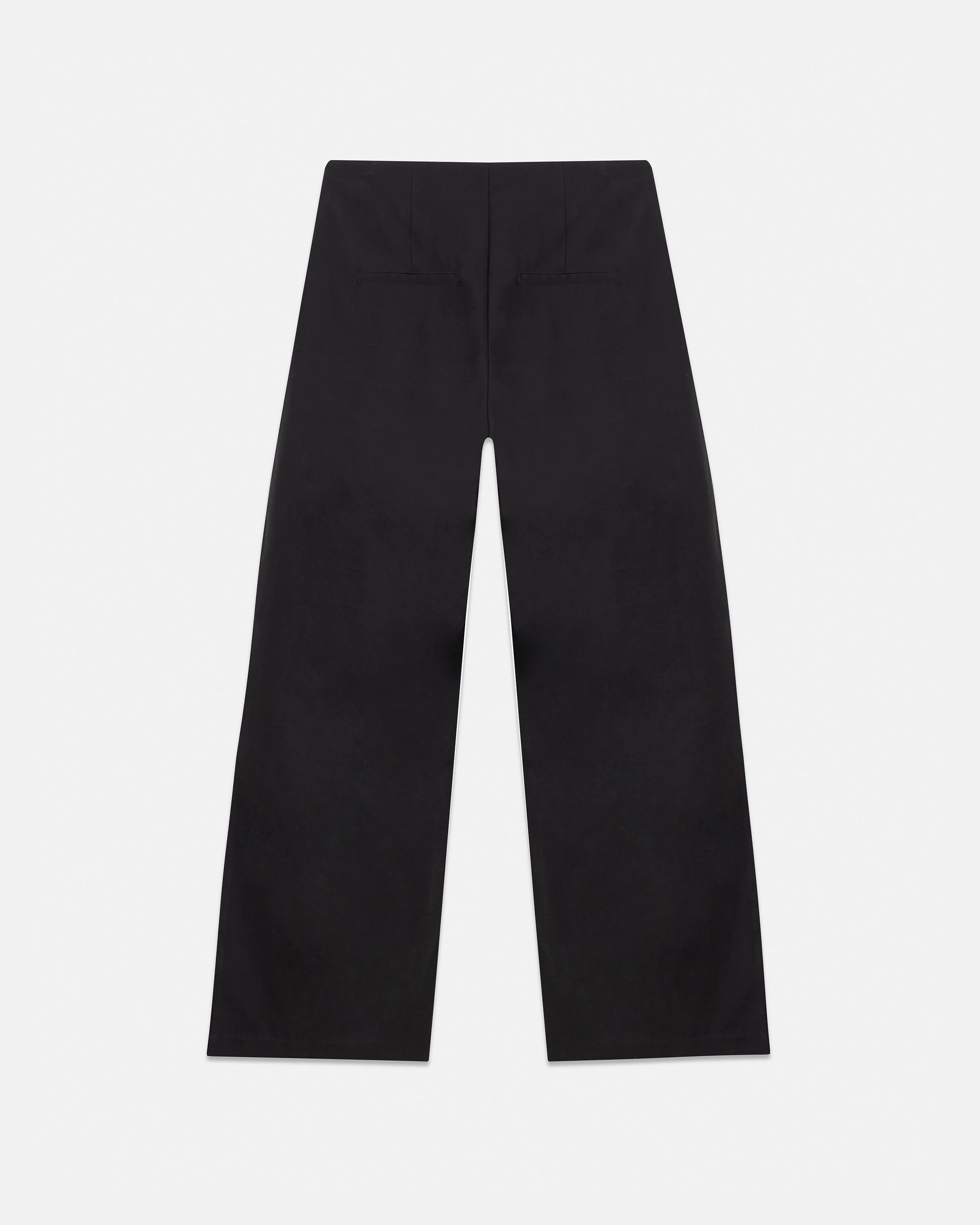 W Line Basic Wide Trousers Black - Image 2