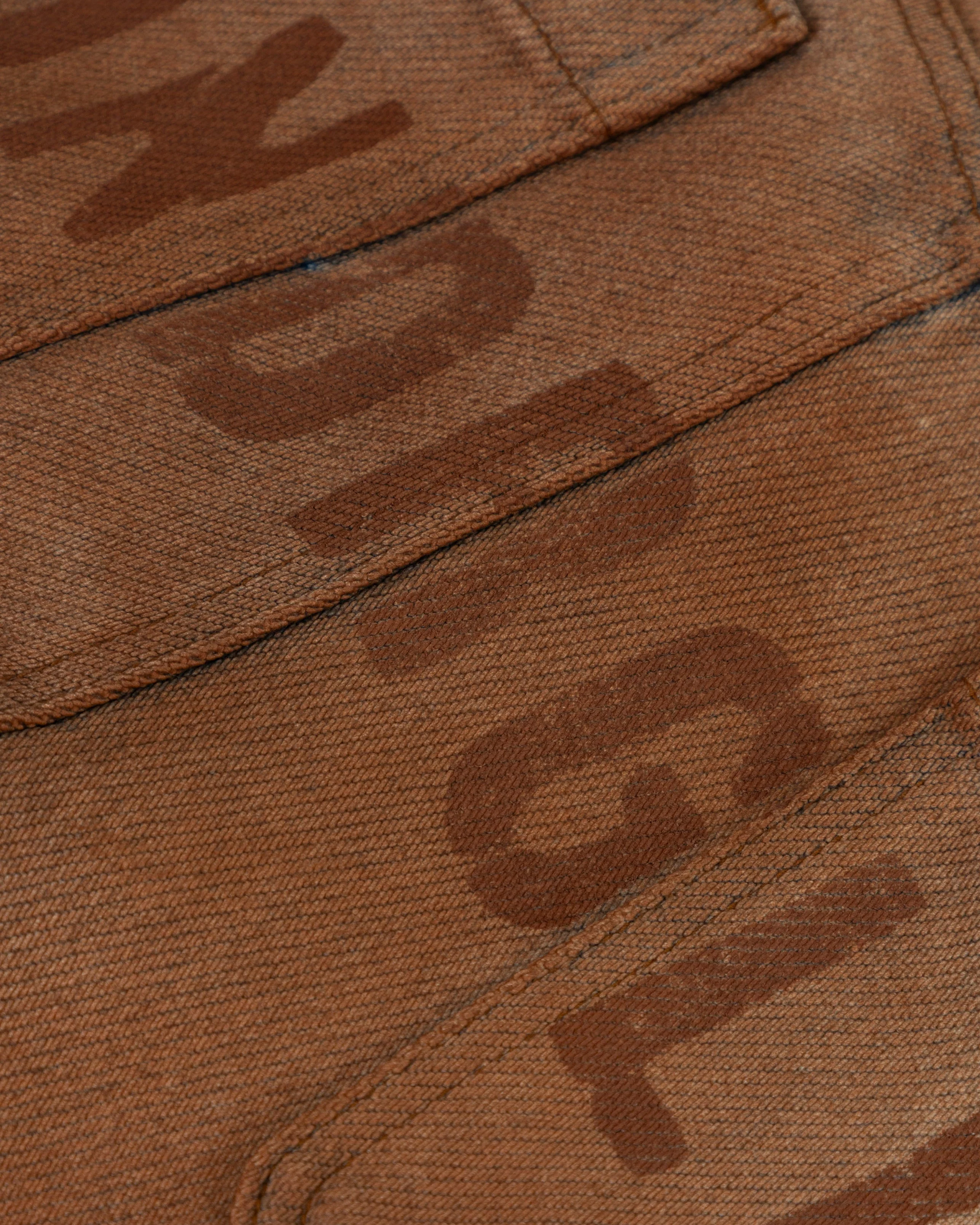 W Spring UNDRGLD Low Rise Zip Up Wide Jeans Brown - Image 4